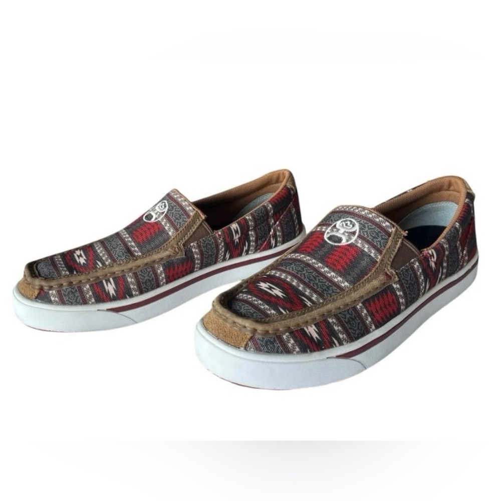 Hooey X Twisted X Southwestern Slip On Shoes, Men’s 10 - Picture 2 of 11
